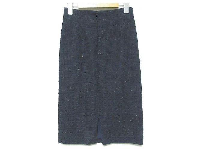 Autre Marque Falda Ballsey de mezcla de tweed y lamé Azul Azul marino - vista 2