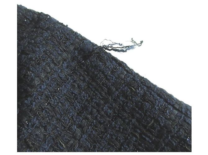Autre Marque Falda Ballsey de mezcla de tweed y lamé Azul Azul marino - vista 7