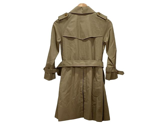 Autre Marque beautiful people Trench Coat con forro de leopardo Beige - vista 2