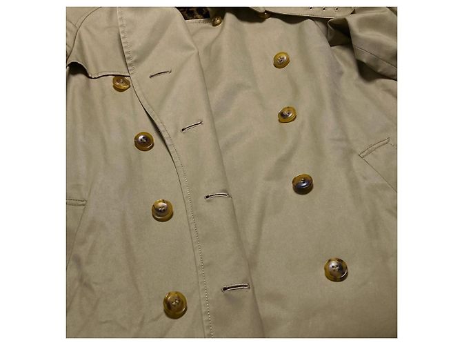 Autre Marque beautiful people Trench Coat con forro de leopardo Beige - vista 4