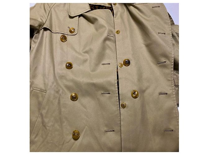 Autre Marque beautiful people Trench Coat con forro de leopardo Beige - vista 5