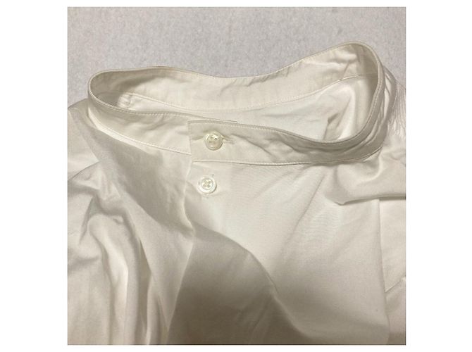 Autre Marque BACCA Bluse mit Rückenknöpfen und geraffter Taille Weiß - Ansicht 5