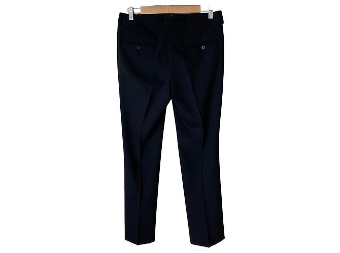 Autre Marque Incotex Stretch-Wollhose Schwarz - Ansicht 2