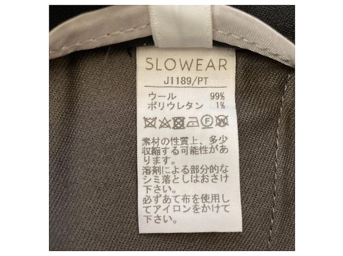 Autre Marque Incotex Stretch-Wollhose Schwarz - Ansicht 6