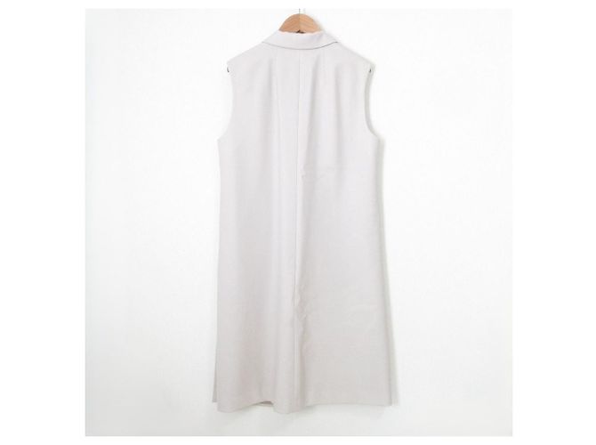 theory luxe NEW SAXONY OLIN Long Gilet Beige - vista 2