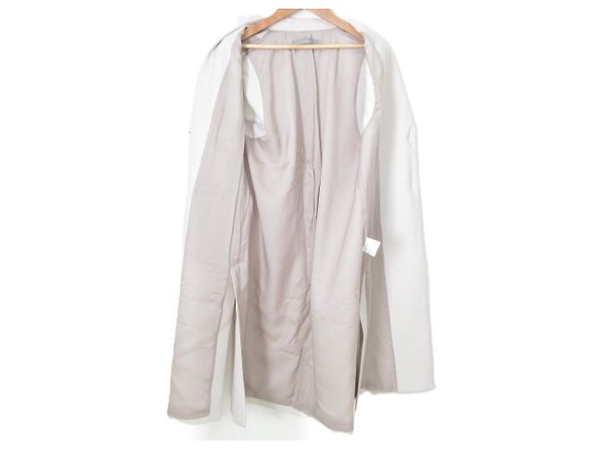 theory luxe NEW SAXONY OLIN Long Gilet Beige - vista 4