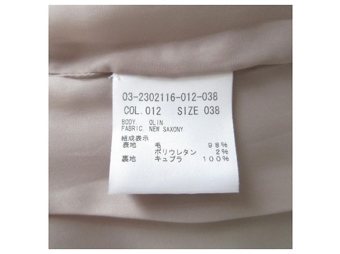 theory luxe NEW SAXONY OLIN Long Gilet Beige - vista 6