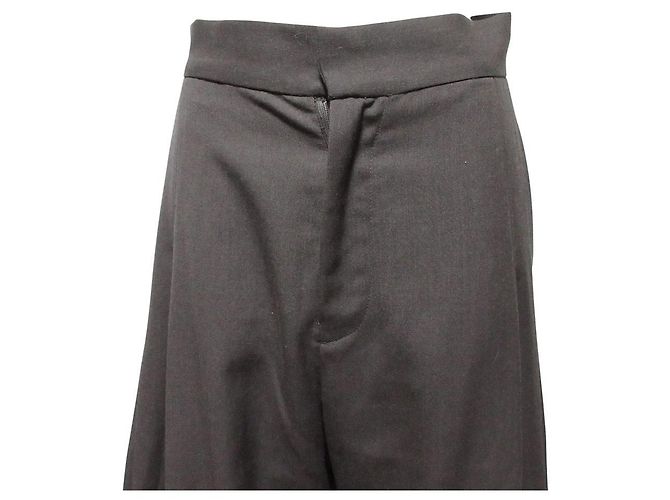 Autre Marque KIARIS Plissierte Lagenhose Braun - Ansicht 5