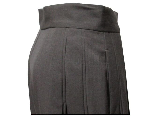 Autre Marque KIARIS Plissierte Lagenhose Braun - Ansicht 6