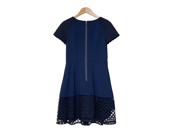 Abito LANVIN in Blu Bicolore - vista 2