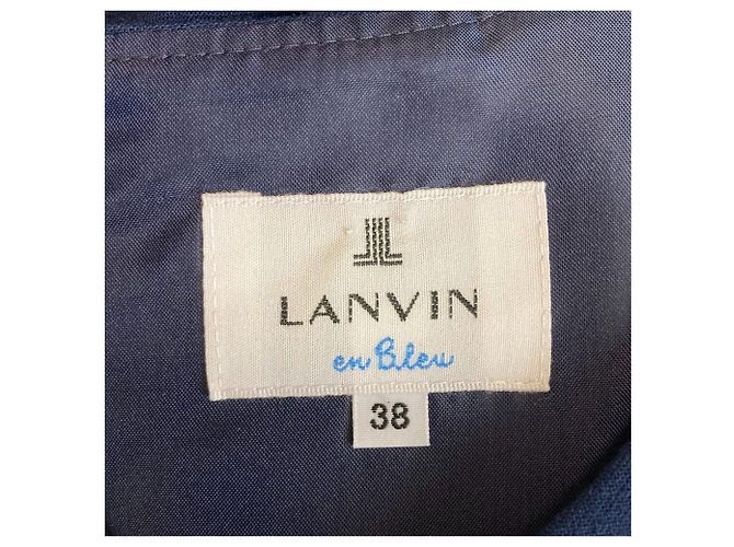 Abito LANVIN in Blu Bicolore - vista 4