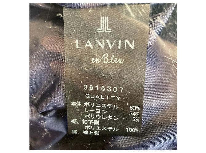 Abito LANVIN in Blu Bicolore - vista 5