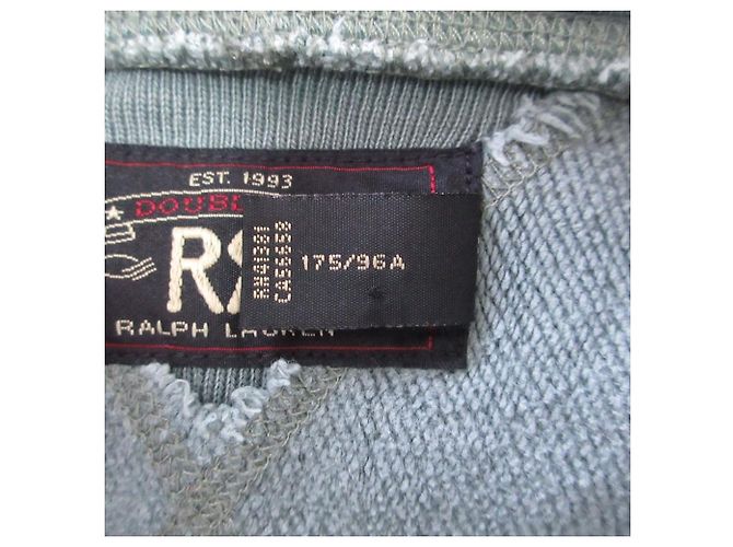 Ralph Lauren Felpa con cappuccio RRL Garment Dyed Verde - vista 6