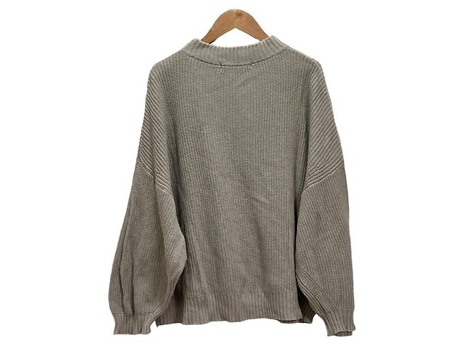 Autre Marque Pullover de malha de algodão UNIVERSAL SEVEN Marrom - vista 2