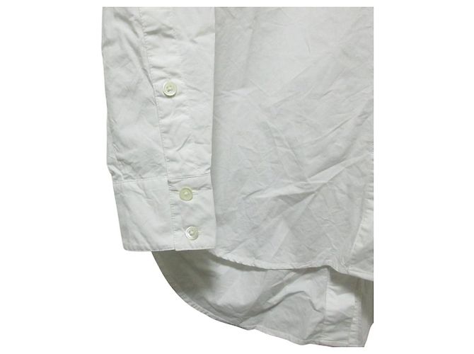 Autre Marque All Saints LAURIE SHIRT Camisa de algodón Blanco - vista 5
