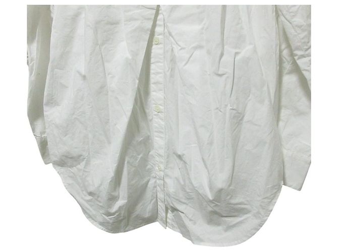 Autre Marque All Saints LAURIE SHIRT Camisa de algodón Blanco - vista 6