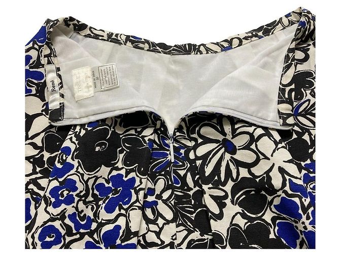 Autre Marque Falda Rene TISSUE Flower Art Negro - vista 3