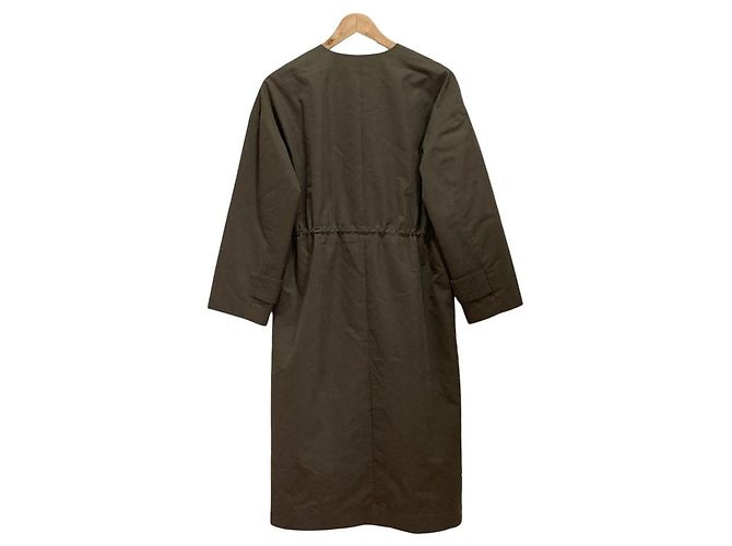 Autre Marque Abrigo sin cuello BEAMS HEART Verde Caqui - vista 2