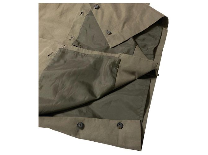Autre Marque Abrigo sin cuello BEAMS HEART Verde Caqui - vista 7
