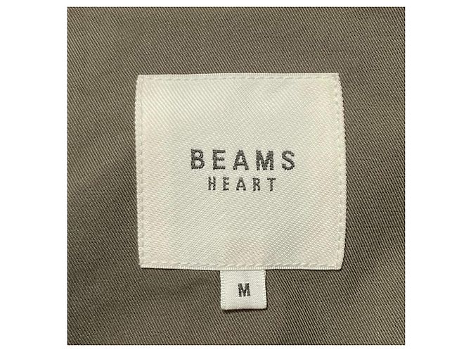 Autre Marque Abrigo sin cuello BEAMS HEART Verde Caqui - vista 9
