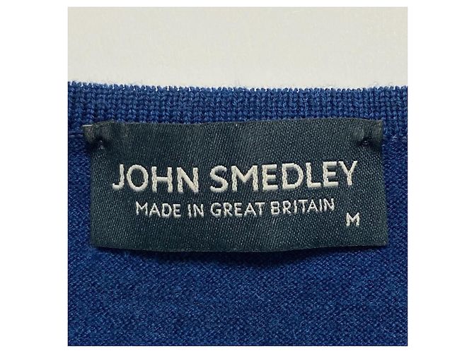 Autre Marque Top de punto de lana John Smedley Azul - vista 4