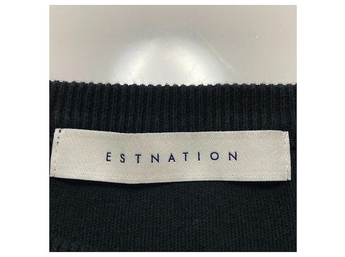 Autre Marque ESTNATION Fleece-Sweatshirt Schwarz - Ansicht 4