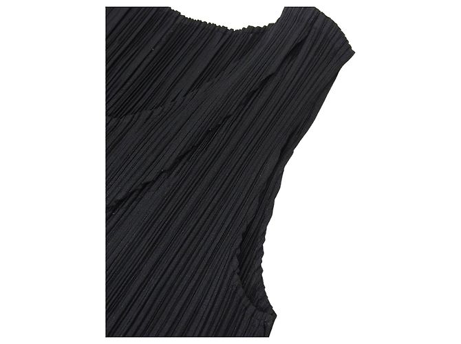 Issey Miyake PLEATS PLEASE Kleid aus Polyester Schwarz - Ansicht 4