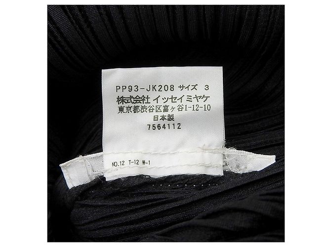 Issey Miyake PLEATS PLEASE Kleid aus Polyester Schwarz - Ansicht 8
