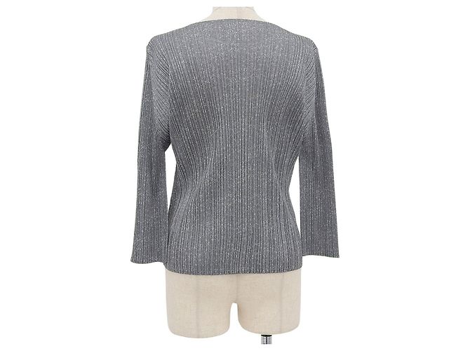 Issey Miyake PLEATS PLEASE Oberteil aus Polyester Braun - Ansicht 2