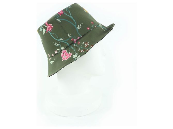 Chapéu Bucket Christian Dior TEDDY-D Oblique Verde Caqui - vista 6