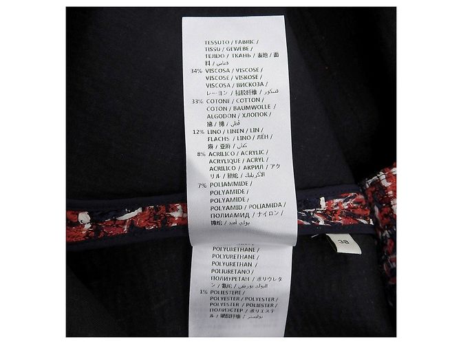 Falda Gucci de tweed y rayón Multicolor - vista 7