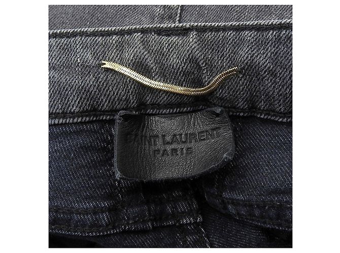 Yves Saint Laurent Pantalones de denim Saint Laurent Paris Negro - vista 5