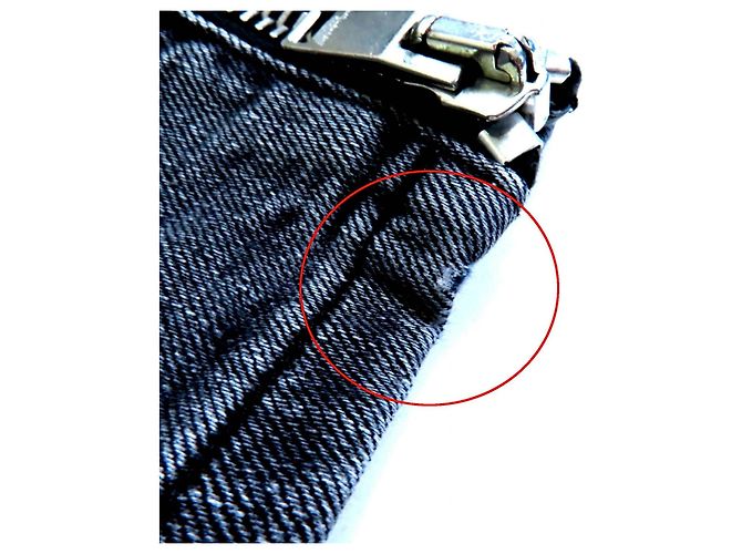 Yves Saint Laurent Pantalones de denim Saint Laurent Paris Negro - vista 9
