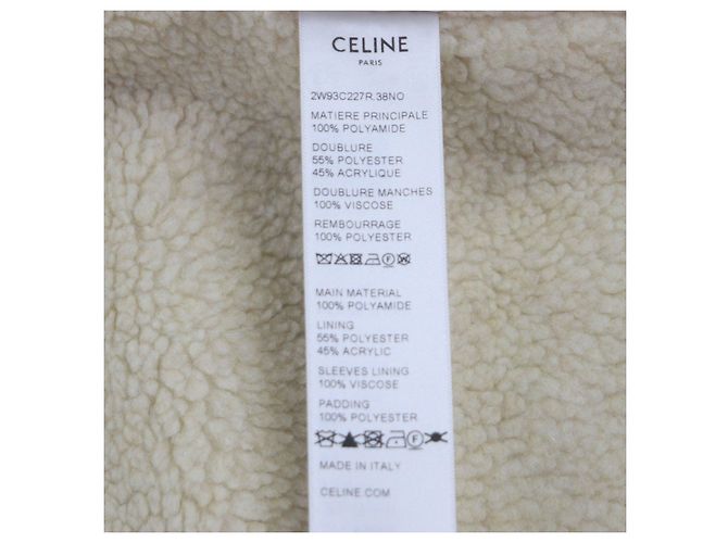 Céline Chaqueta de nailon Celine Negro - vista 9