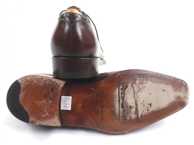 Autre Marque Scarpe stringate in pelle NAPOLITANO RACHELE Marrone Marrone scuro - vista 4