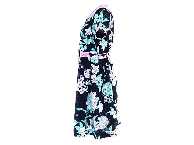 Autre Marque Vestido de algodón LEONARD Negro - vista 2