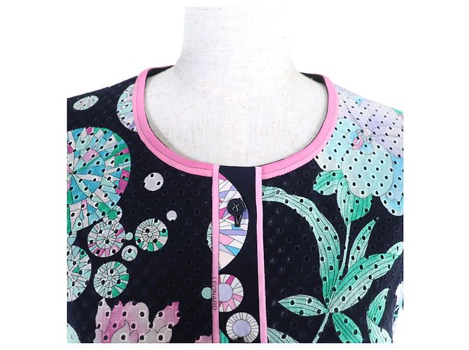 Autre Marque Vestido de algodón LEONARD Negro - vista 4