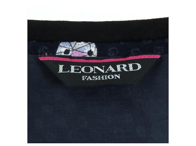 Autre Marque Vestido de algodón LEONARD Negro - vista 7