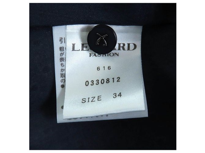 Autre Marque Vestido de algodón LEONARD Negro - vista 9