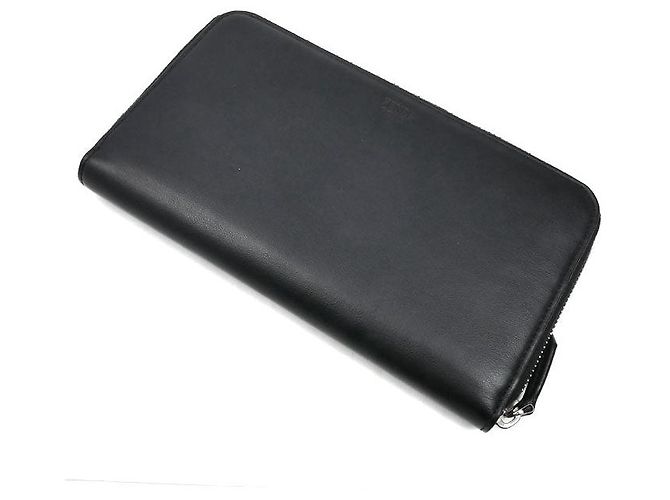 Cartera larga Fendi FF Logo Negro - vista 2