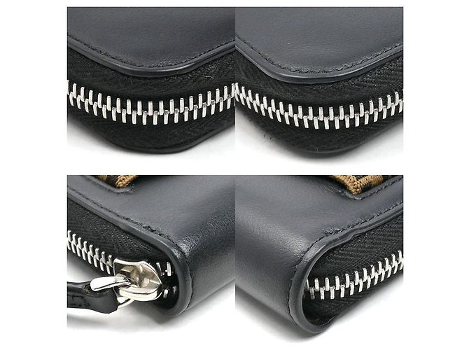 Cartera larga Fendi FF Logo Negro - vista 6