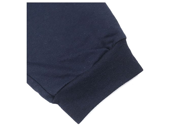 Céline CELINE Eddie Triomphe bestickte Baumwollhose Blau Marineblau - Ansicht 6