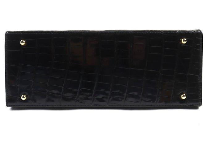 Autre Marque Borsa in coccodrillo KWANPEN Nero - vista 5