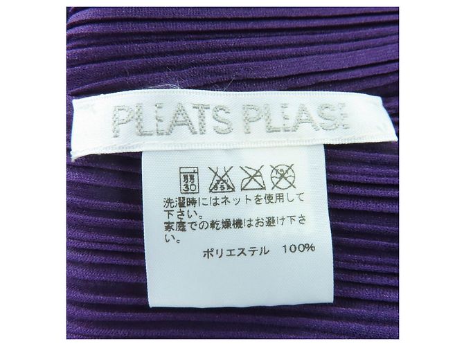Issey Miyake PLEATS PLEASE Kleid Polyesterkleid Lila - Ansicht 5
