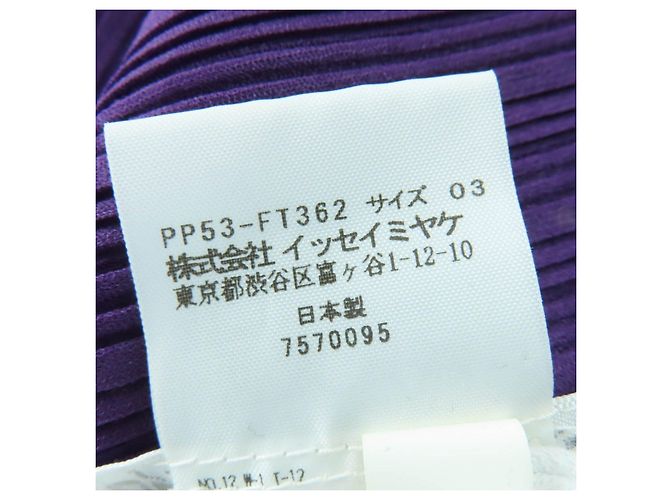 Issey Miyake PLEATS PLEASE Kleid Polyesterkleid Lila - Ansicht 6