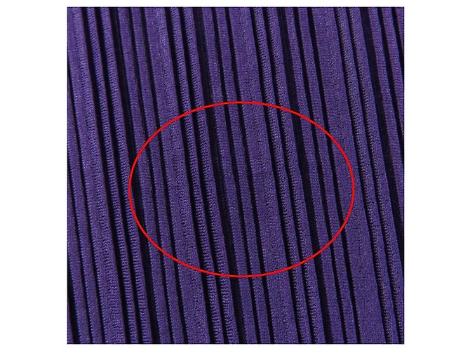 Issey Miyake PLEATS PLEASE Kleid Polyesterkleid Lila - Ansicht 7