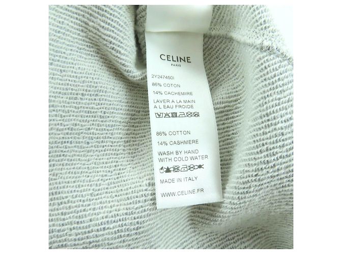 Céline Top in cotone CELINE Marrone - vista 8