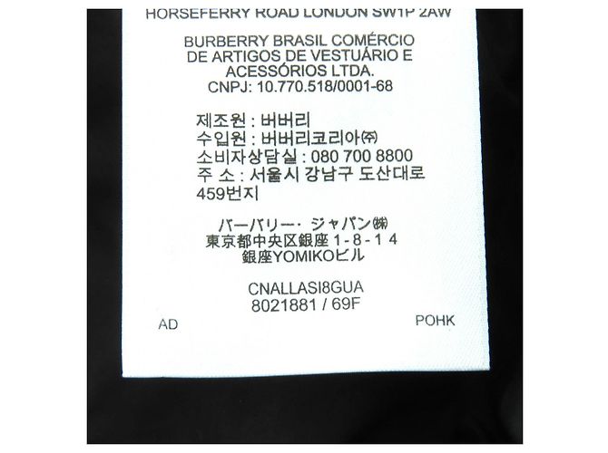 Abrigo de Plumas Burberry Nova Check Negro - vista 10