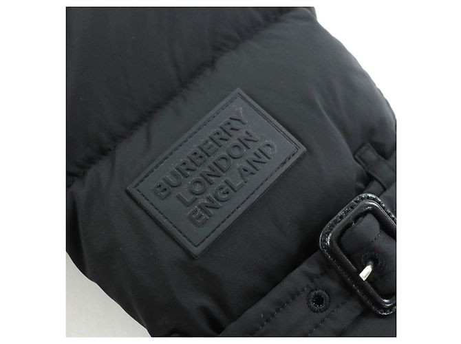 Abrigo de Plumas Burberry Nova Check Negro - vista 6