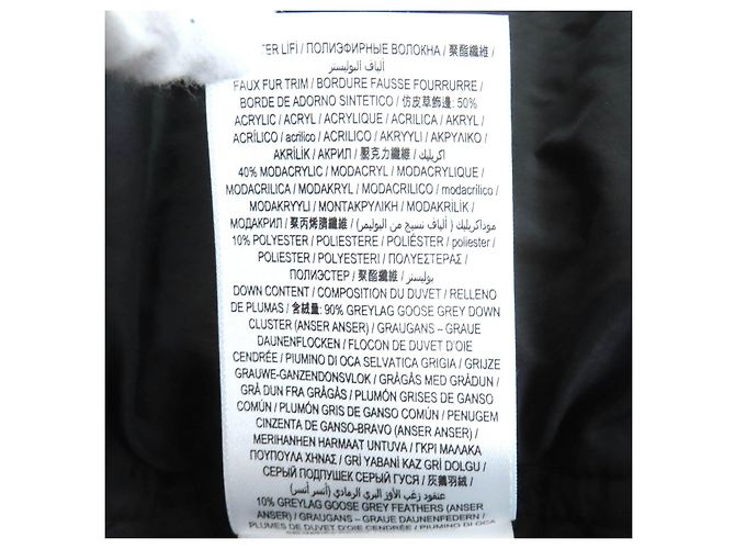 Abrigo de Plumas Burberry Nova Check Negro - vista 9